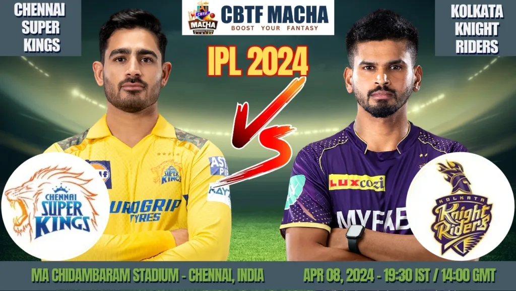 CSK vs KKR Today Match Prediction & Live Odds - IPL 2024