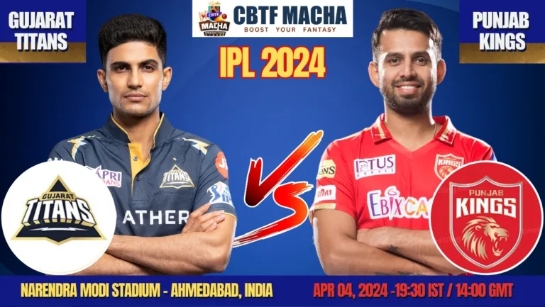 GT vs PBKS Today Match Prediction & Live Odds - IPL 2024