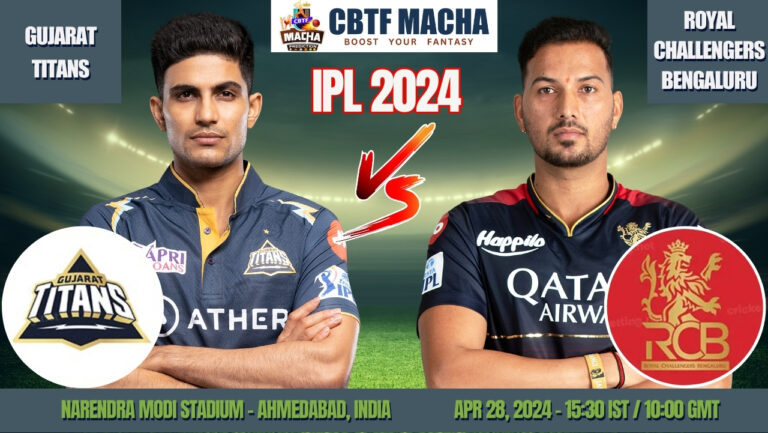 GT vs RCB Today Match Prediction & Live Odds - IPL 2024