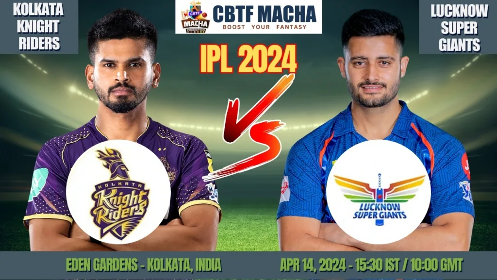 KKR vs LSG Today Match Prediction & Live Odds - IPL 2024