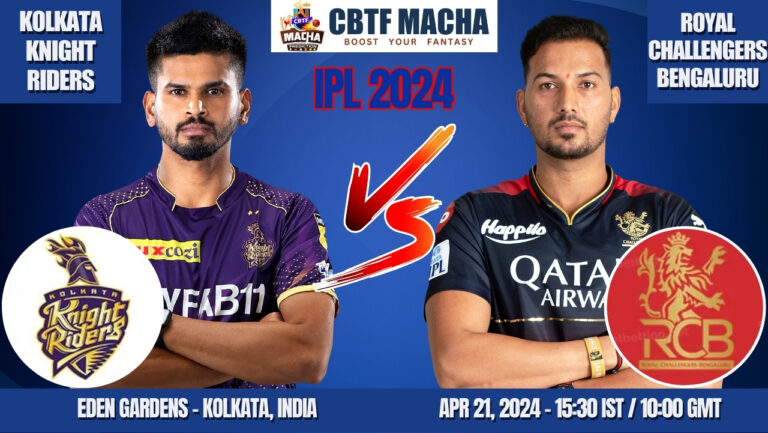 KKR vs RCB Today Match Prediction & Live Odds - IPL 2024