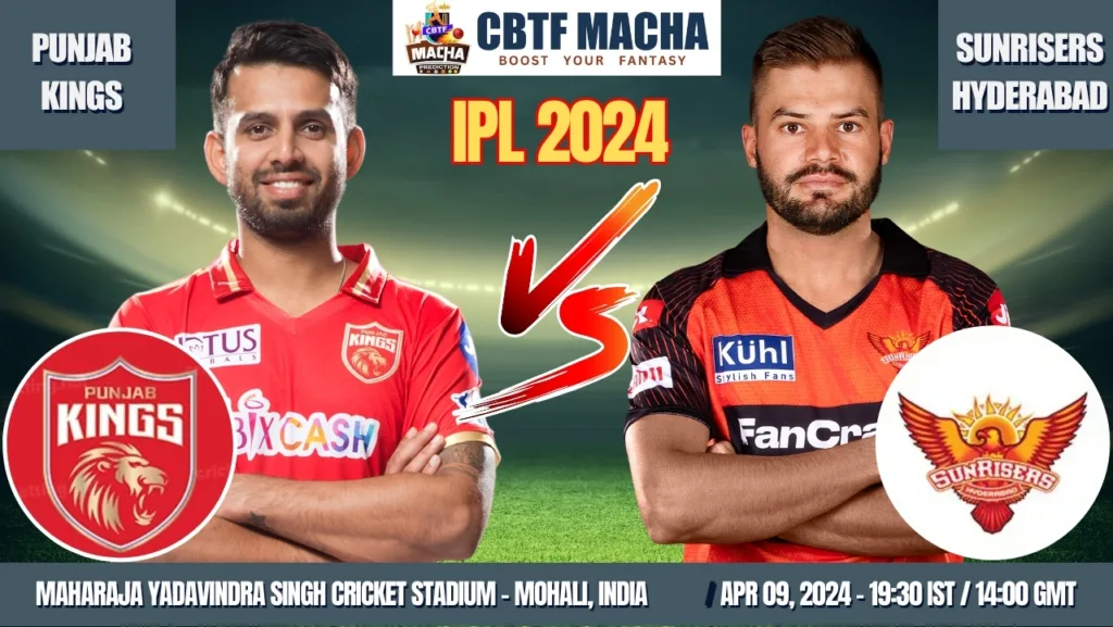 PBKS vs SRH Today Match Prediction & Live Odds - IPL 2024