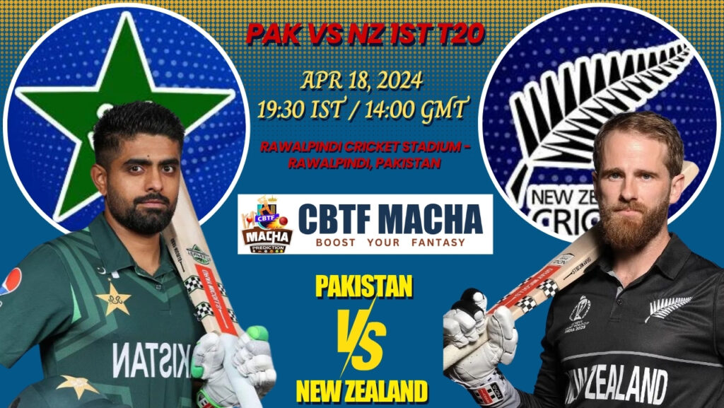 Pakistan vs New Zealand 1st T20 Match Prediction, Betting Tips & Odds