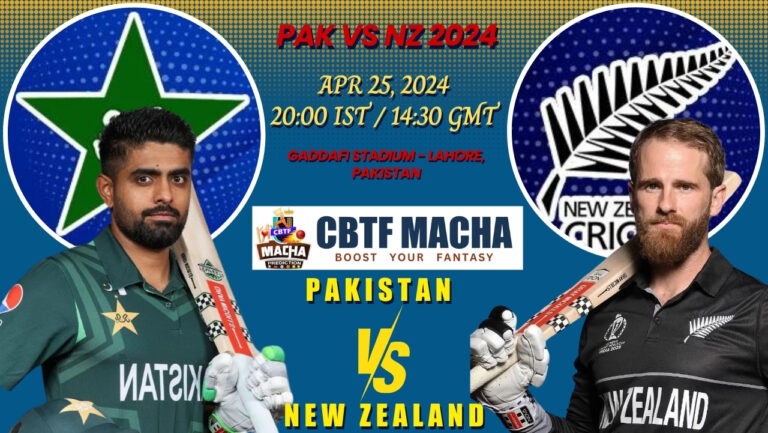 Pakistan vs New Zealand 4th T20 Match Prediction, Betting Tips & Odds