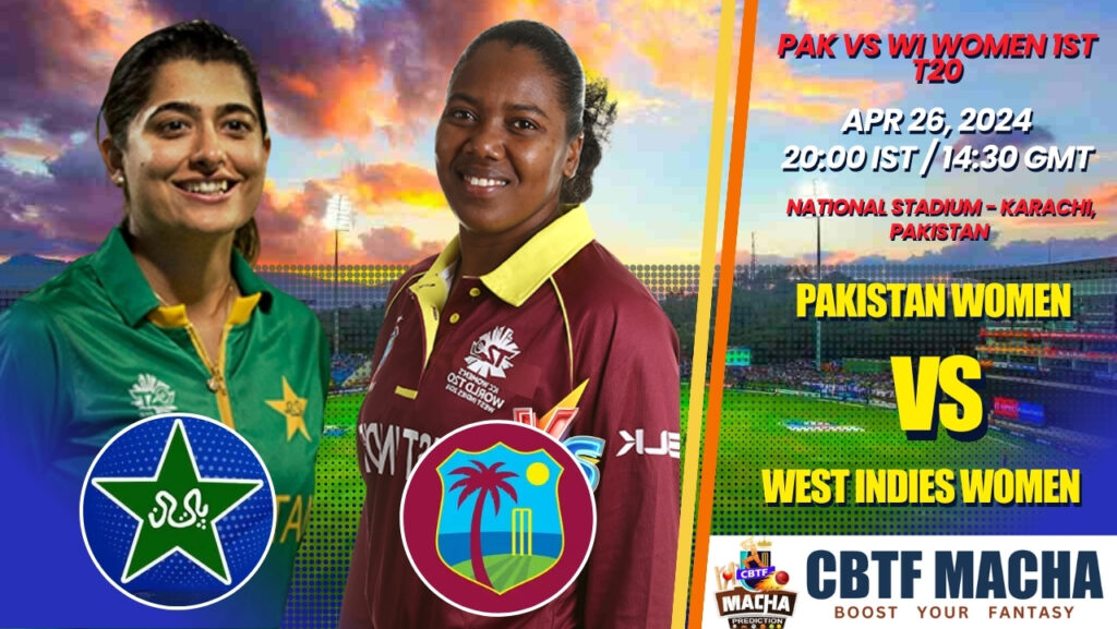 Pakistan vs West Indies Women 1st T20 Match Prediction, Betting Tips & Odds