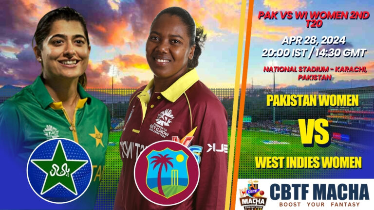 Pakistan vs West Indies Women 2nd T20 Match Prediction, Betting Tips & Odds