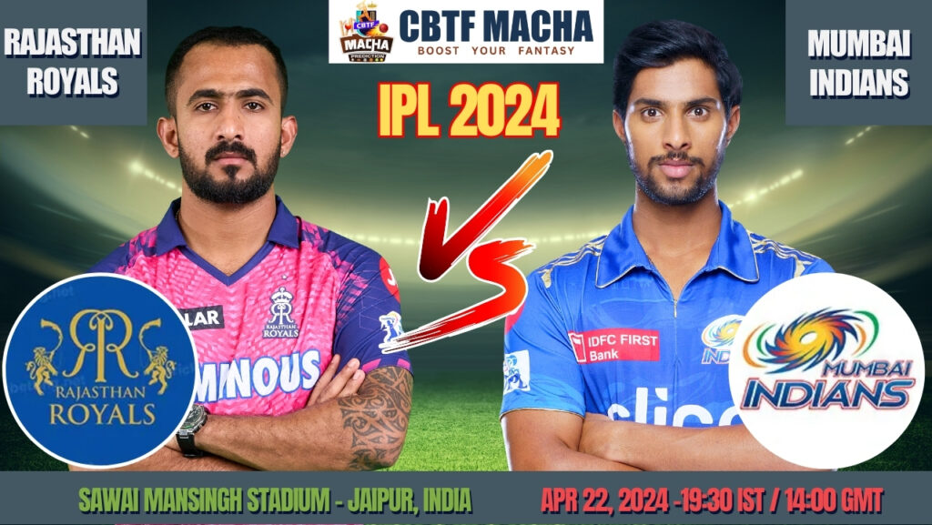 RR vs MI Today Match Prediction & Live Odds - IPL 2024