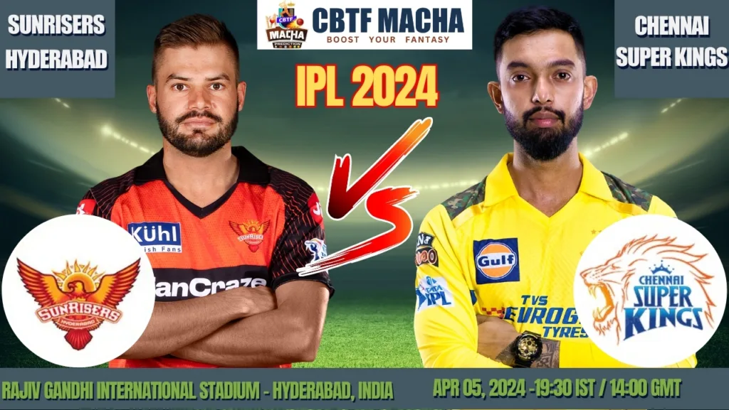 SRH vs CSK Today Match Prediction & Live Odds - IPL 2024