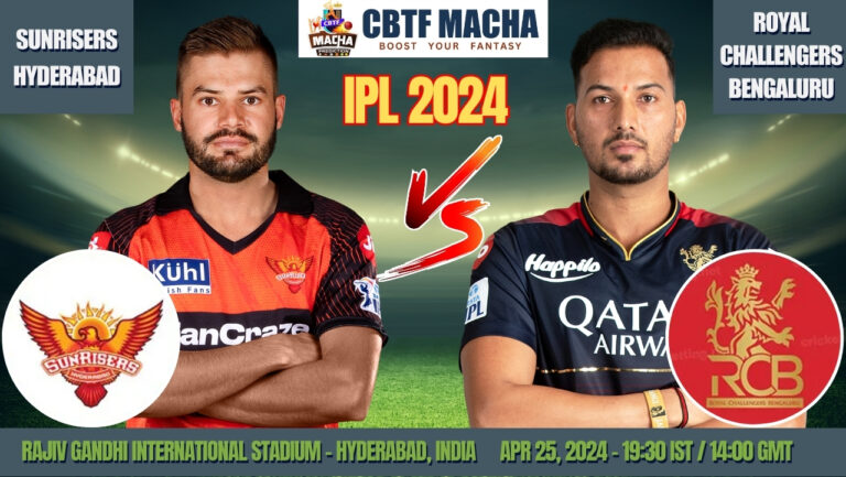 SRH vs RCB Today Match Prediction & Live Odds - IPL 2024