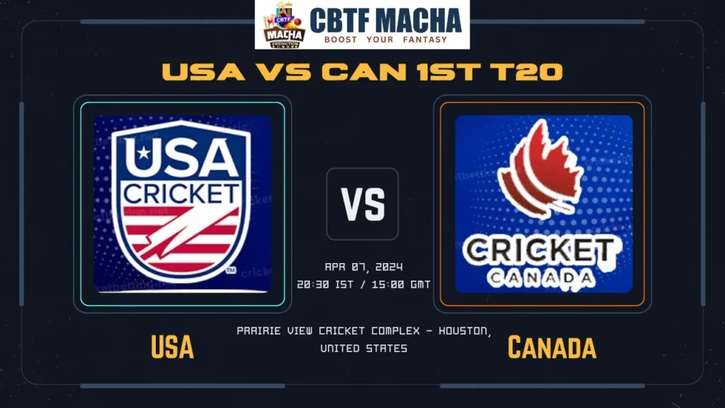 USA vs Canada 1st T20 Match Prediction, Betting Tips & Odds