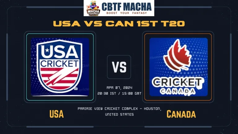 USA vs Canada 1st T20 Match Prediction, Betting Tips & Odds