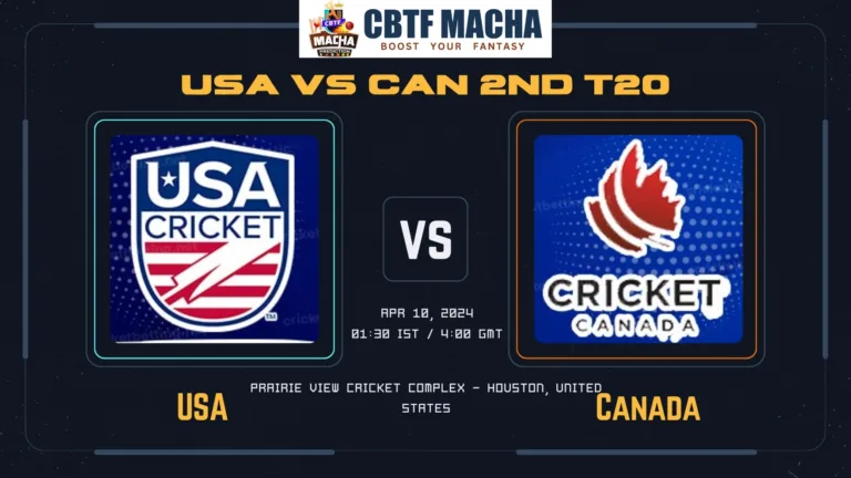 USA vs Canada 2nd T20 Match Prediction, Betting Tips & Odds
