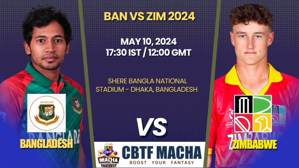 Bangladesh vs Zimbabwe 4th T20 Match Prediction, Betting Tips & Odds