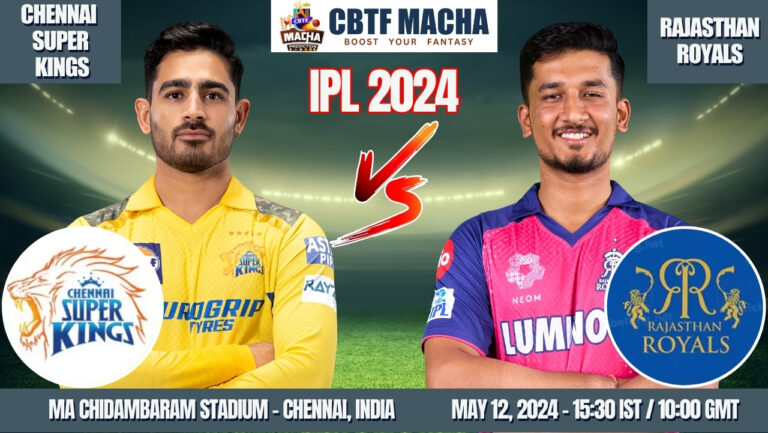 CSK vs RR Today Match Prediction & Live Odds - IPL 2024