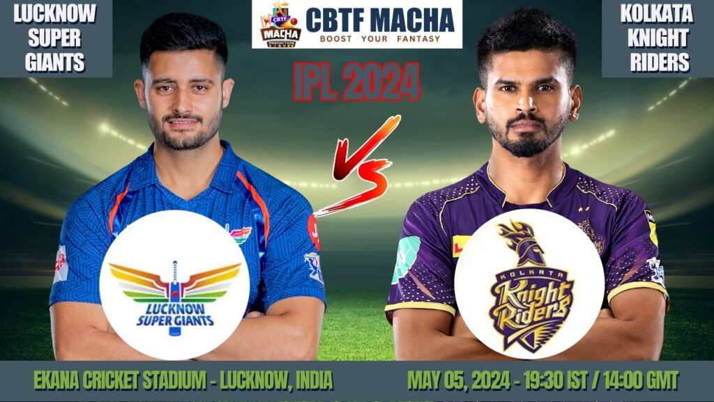 LSG vs KKR Today Match Prediction & Live Odds - IPL 2024