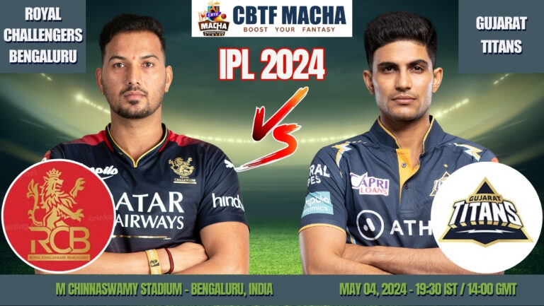 RCB vs GT Today Match Prediction & Live Odds - IPL 2024