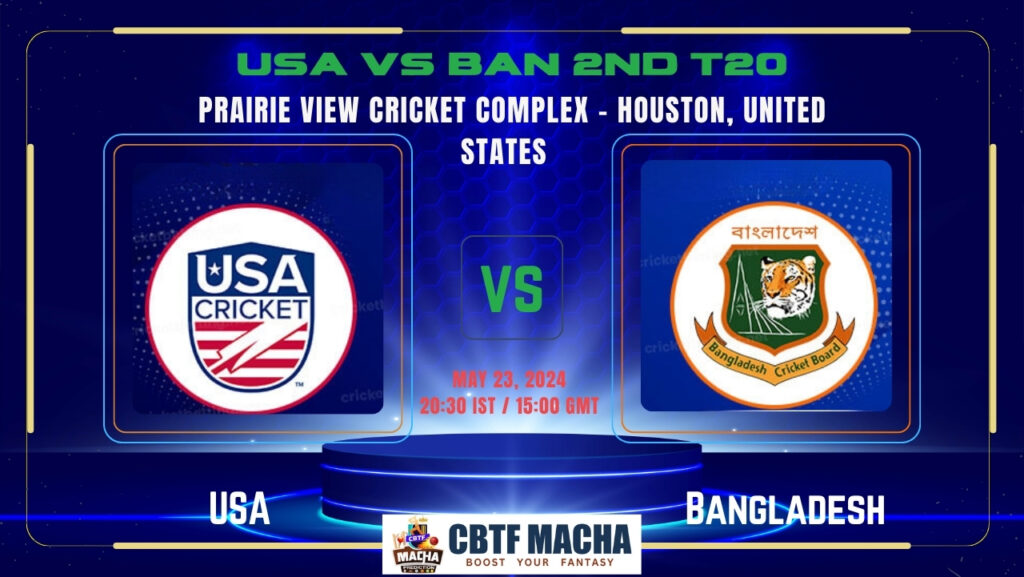 USA vs Bangladesh 2nd T20 Match Prediction, Betting Tips & Odds