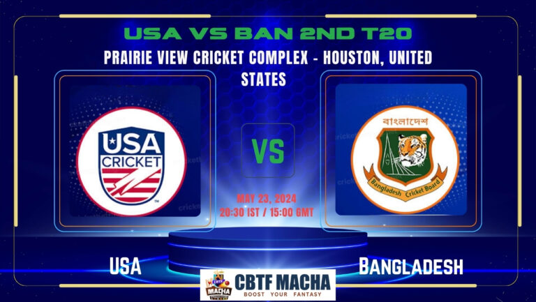 USA vs Bangladesh 2nd T20 Match Prediction, Betting Tips & Odds