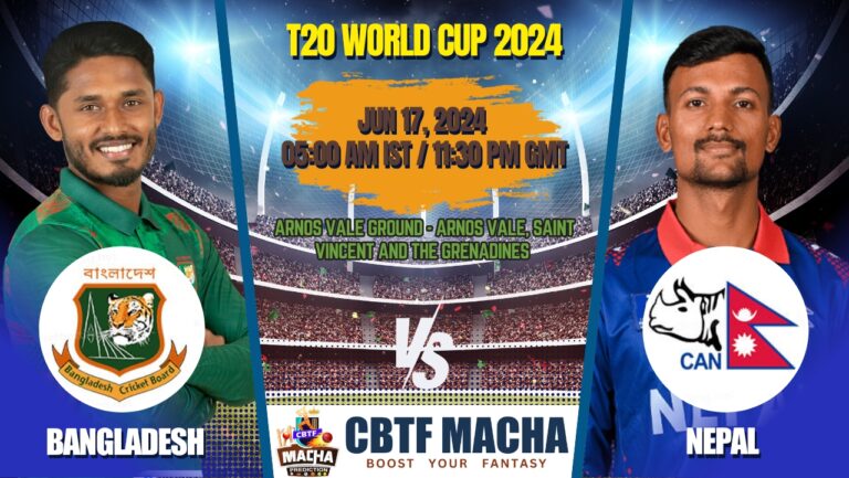 Bangladesh vs Nepal Match Prediction, Betting Tips & Odds - T20 World Cup 2024