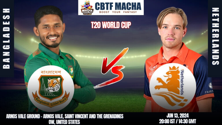 Bangladesh vs Netherlands Match Prediction, Betting Tips & Odds - T20 World Cup 2024