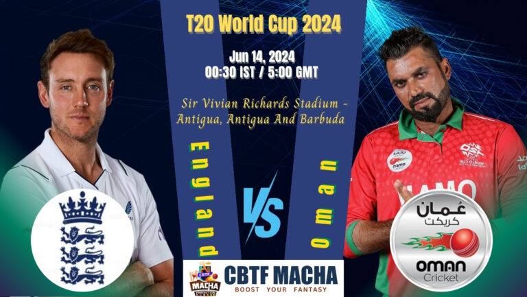England vs Oman Match Prediction, Betting Tips & Odds - T20 World Cup 2024