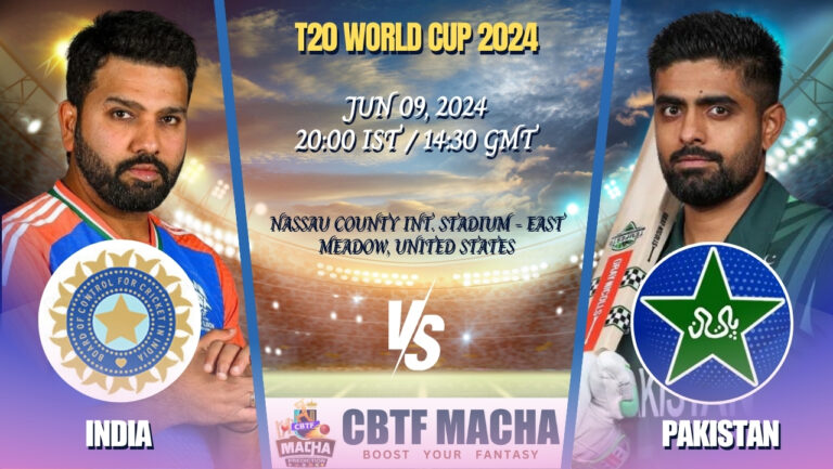 India vs Pakistan Match Prediction, Betting Tips & Odds - T20 World Cup 2024
