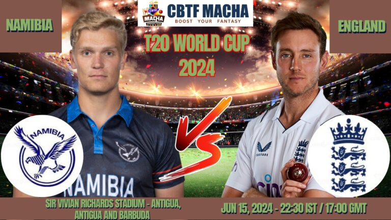 Namibia vs England Match Prediction, Betting Tips & Odds - T20 World Cup 2024
