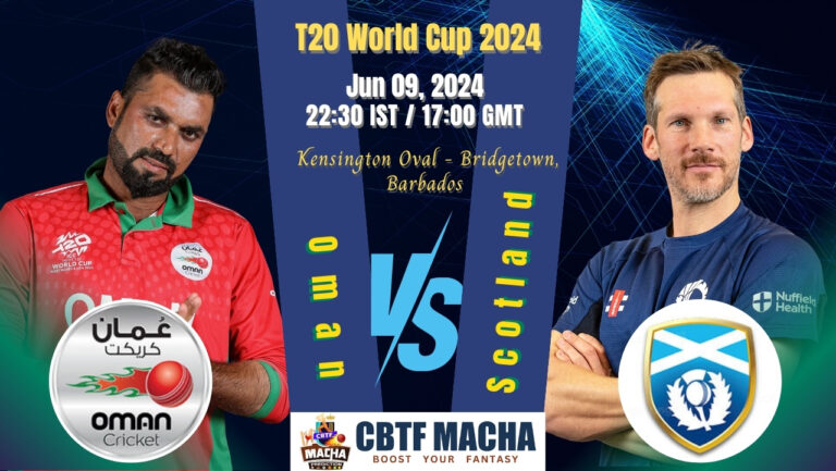 Oman vs Scotland Match Prediction, Betting Tips & Odds - T20 World Cup 2024