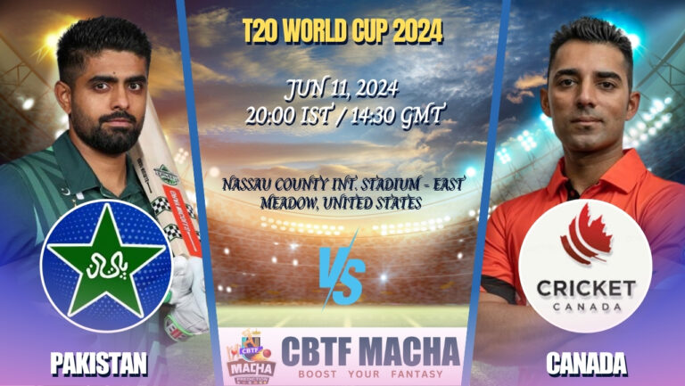 Pakistan vs Canada Match Prediction, Betting Tips & Odds - T20 World Cup 2024
