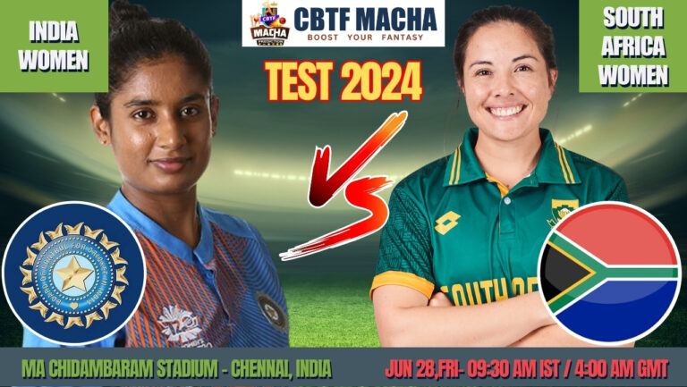 India vs South Africa Women 2024, One-off Test: Match Prediction, CBTF MACHA Team, Fantasy Tips & Pitch Report | India Women vs South Africa Women