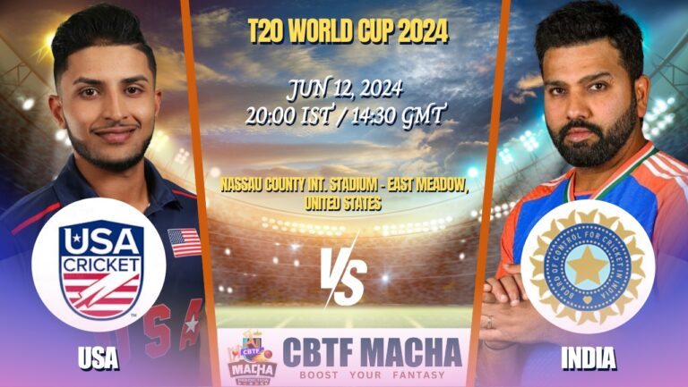 USA vs India Match Prediction, Betting Tips & Odds - T20 World Cup 2024
