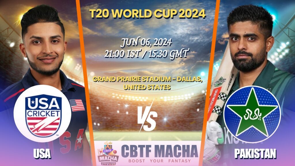 USA vs Pakistan Match Prediction, Betting Tips & Odds - T20 World Cup 2024