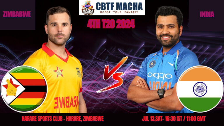 Zimbabwe vs India Match Prediction, 4th T20I - Who will win today’s match between ZIM vs IND?