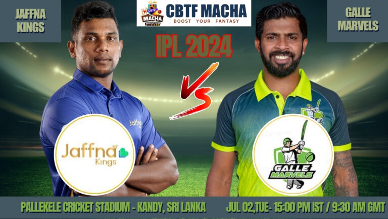 Jaffna Kings vs Galle Marvels, LPL 2024, 2nd Match. Who Will Win, Today Match Prediction & Live Odds.