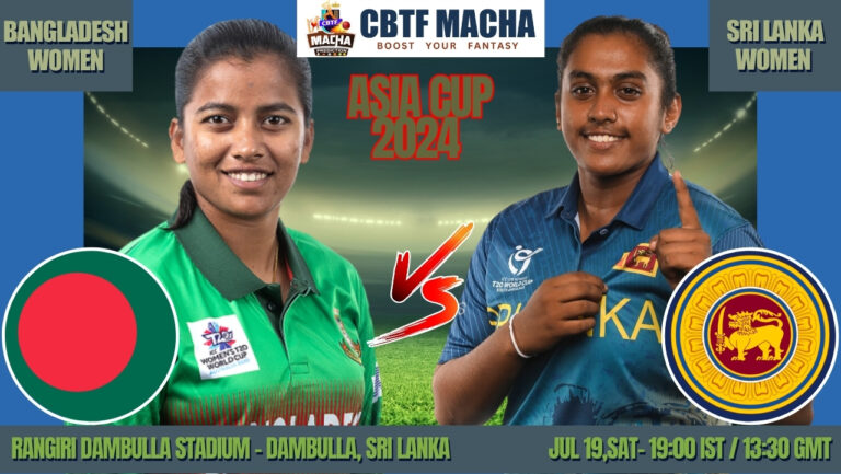 Women's Asia Cup 2024: Match 4, SL-W vs BAN-W Match Prediction – Who will win today’s match between SL-W vs BAN-W?