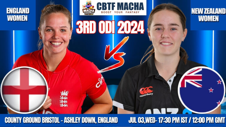 Match Prediction – England Women vs New Zealand Women, 3rd ODI Match. Who Will Win, On July 03, 2024