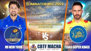 MLC 2024: Eliminator, NY vs TEX Match Prediction - Who will win today’s MLC match between NY vs TEX?