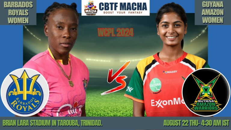 WCPL 2024: Match 1, BR-W vs GUY-W Match Prediction – Who will win today’s WCPL match between BR-W vs GUY-W?