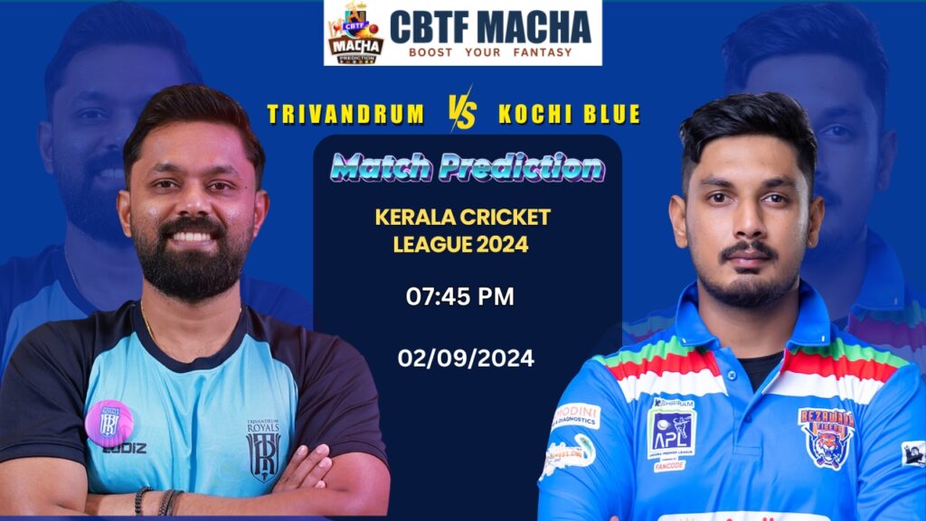 Kerala Cricket League 2024: Trivandrum Royals vs Kochi Blue Tigers – Match 2 Preview