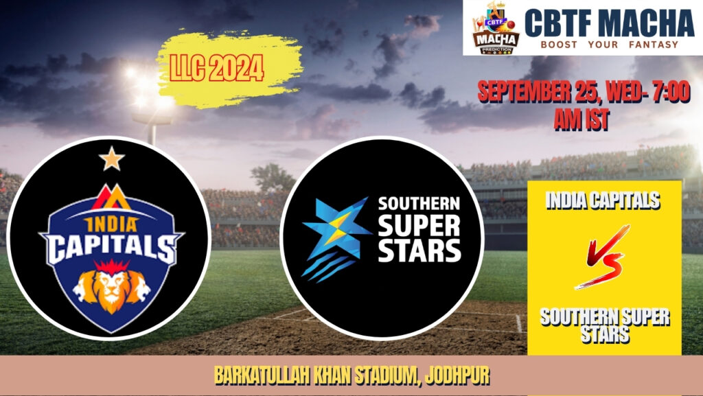 LLC 2024: Match 5, IC vs SSS Match Prediction – Who will win today’s LLC match between IC vs SSS?