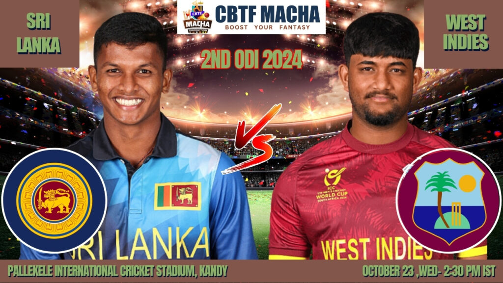 Sri Lanka vs West Indies Match Prediction - Who will win today’s 2nd ODI match between SL vs WI?