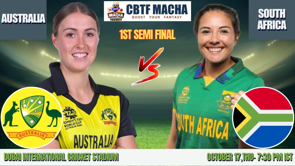 Women's T20 World Cup 2024: Semi-Final 1, Australia Women vs South Africa Women Match Prediction