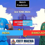 India vs Bangladesh Match Prediction - Who will win today’s 3rd T20I match between IND vs BAN?