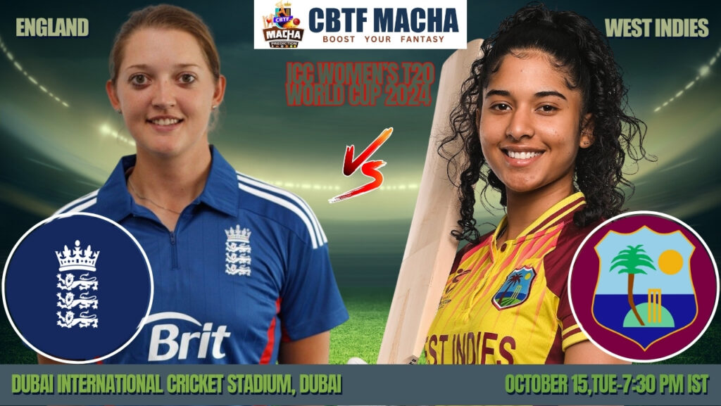 Women's T20 World Cup 2024: Match 20, England-W vs West Indies-W Match Prediction