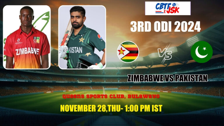 Zimbabwe vs Pakistan Match Prediction - Who will win today’s 3rd ODI match between ZIM vs PAK?