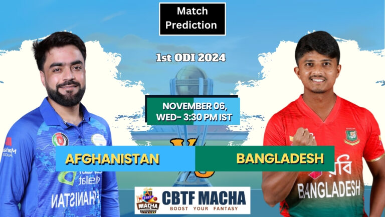 Afghanistan vs Bangladesh Match Prediction - Who will win today’s 1st ODI match between AFG vs BAN?