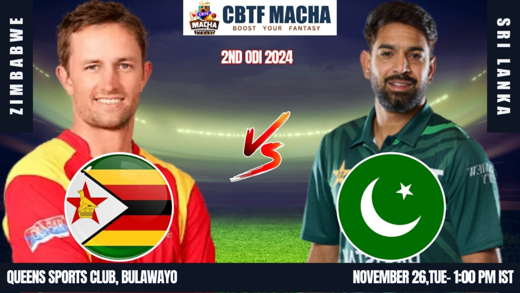 Zimbabwe vs Pakistan Match Prediction - Who will win today’s 2nd ODI match between ZIM vs PAK?