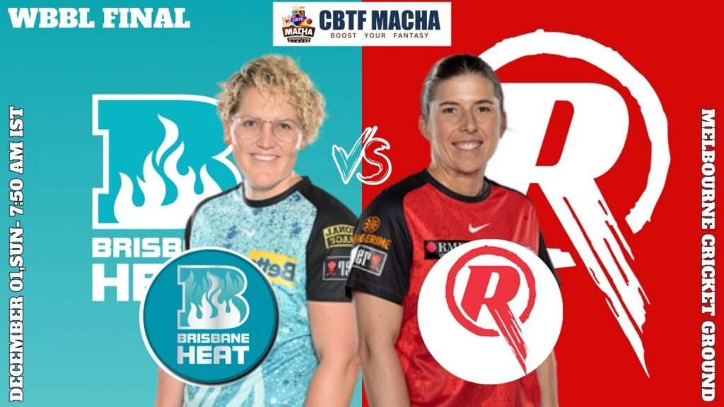 WBBL 2024: Final, BH-W vs MR-W Match Prediction – Who will win today’s WBBL match between Brisbane Heat vs Melbourne Renegades Women?