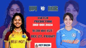 India Women vs West Indies Women Match Prediction - Who will win today’s 3rd ODI match between IND-W vs WI-W?