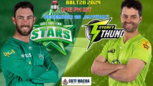 BBL 2024-2025: Match 14, STA vs THU Match Prediction – Who will win today’s BBL match between STA vs THU?